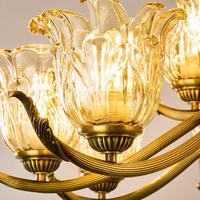 Lampe suspendue en cuivre de luxe pour la décoration de restaurants américains, luminaire de comptoir de bar, lustre d'hôtel, hauteur réglable