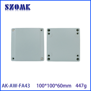 Boîtier <span class=keywords><strong>de</strong></span> <span class=keywords><strong>jonction</strong></span> étanche pour extérieur en aluminium moulé sous pression SZOMK 100x100x60mm, boîte à câbles - Product Image 5