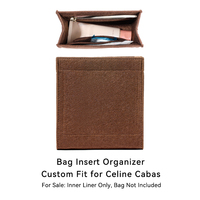 Organizer Tas Mini Ramah Lingkungan dari Bahan Felt yang Dapat Disesuaikan, Sisipan Organizer Tas Felt, Kantong Penyimpanan Dalam