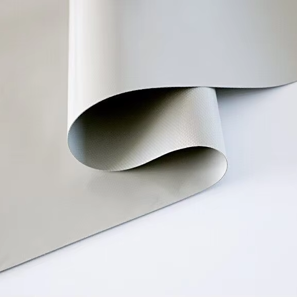 PVC Laminated Tear-Resistant Anti-static Embossed Medium Weight 300-1200GSM Tarpaulin Roll Coated Fabric Sheet Industry Use