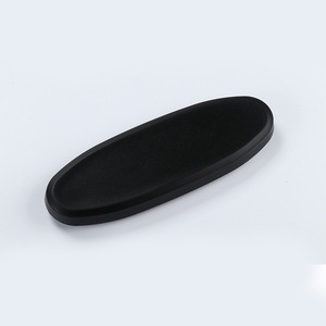 Reposabrazos de PU para Silla de Oficina, Negro P03, Fijo, Juego de 2 Piezas, Estilo Moderno Minimalista - Product Image 2