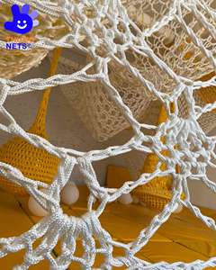 Handmade <span class=keywords><strong>Net</strong></span> Rope ngoài trời/trong nhà vườn Swing cho công viên phiêu lưu cho trung tâm mua sắm - Product Image 3