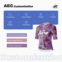 Maillot de cyclisme unisexe respirant et léger Pro Team OEM avec design personnalisé, matière écologique à séchage rapide en Spandex/Polyester