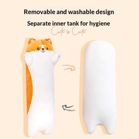 Bantal Tidur Boneka Bentuk Anjing Isi Kapas PP Bahan Plush Pendek Ukuran Besar Dapat Dipeluk Hadiah Ulang Tahun untuk Unisex