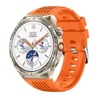 Jam Tangan Pintar HT28 Pria TFT Silika Gel Senter Laser Kompas Olahraga Luar Ruangan untuk Panggilan Suara AI Baterai Besar 450mAh