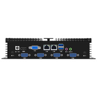 Mini PC industriel sans ventilateur Shineman Intel Core I3-6006U 6*COM 2*USB3.0 4K HD Double LAN DDR4 Compatible Prises JP/AU/US/CN/EU Nouveau