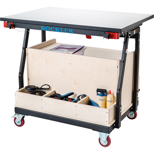 Carrello per Cartongesso Resistente con <span class=keywords><strong>Ruote</strong></span> in Gomma, Capacità di Carico 86 kg, Altezza Regolabile e Capacità di Portata Elevata. - Product Image 5