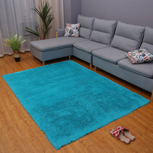 Alfombra Rectangular de Terciopelo Azul Marino 5x7 Antideslizante Moderna para Sala de Estar, Sofá, Dormitorio, Yoga - Product Image 2