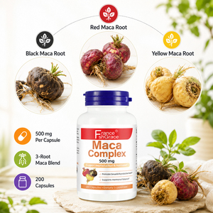 Suplementos Personalizados de Extractos de Maca Shecome 500mg, Apoyo a la Salud Hormonal para Hombres y Mujeres, Cápsulas de Complejo de Maca - Product Image 5