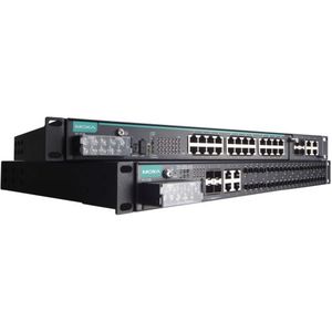 Commutateur Ethernet en rack Moxa Pt-7528-24tx-Hv-Hv 24 ports industriel pour entreprise avec 24 ports RJ45 1000 Mbps IEEE 802.3 - Product Image 1