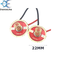 DIY 22MM 3.7v entrée Boost 12v sortie 1100mA courant de travail LED carte pilote pour XHP35 12V puce lampe de poche Circuit