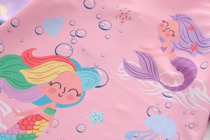 Set di Costumi da Bagno per Bambine con Stampa Sirena ad Alta Elasticità con Cuffia da Nuoto Ideale per <span class=keywords><strong>Spiaggia</strong></span> e Piscina - Product Image 3