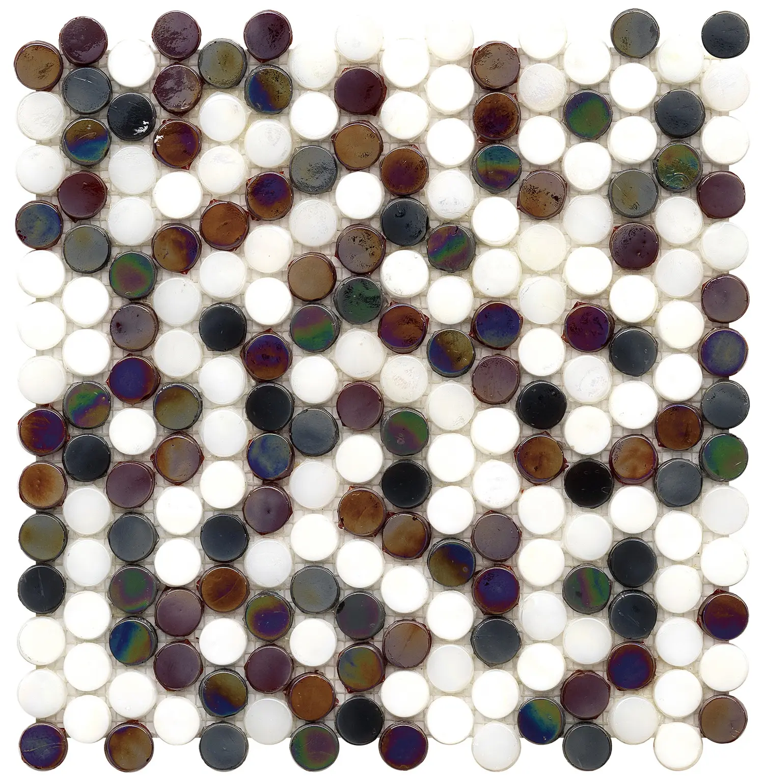 300x300 Wall and Floor Enamel Linear Inkjet Glass Mosaic