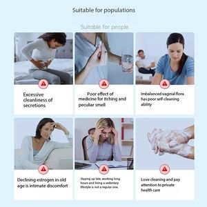 Gel antibatterico probiotico sicuro per la riparazione cervicale femminile l'equilibrio vaginale pH lenisce l'infiammazione naturale erbe estratto vegetale - Product Image 5