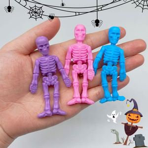 Jouet anti-stress personnalisé - Halloween - Squelette extensible en TPR pour la décompression, jouets de farces et de décompression amusants - Product Image 5