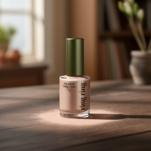 Vernis à ongles Ring Ring 10ml couleur beige poussiéreux nude avec finition effet poussiéreux - Product Image 3