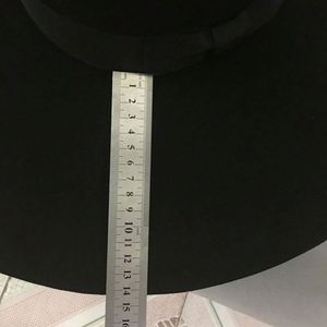 Custom Fedora Hats Women Wool Vintage Wide Brim Fedora Hat - Product Image 5