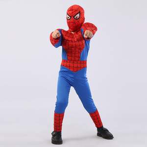 Mono OEM Spider Man para niños con cubierta <span class=keywords><strong>de</strong></span> <span class=keywords><strong>cabeza</strong></span> <span class=keywords><strong>de</strong></span> personaje disfraz <span class=keywords><strong>de</strong></span> Cosplay para Halloween - Product Image 3