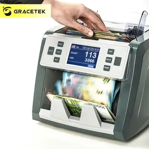 GRACE现钞柜台，带添加和批处理模式，大液晶显示屏纸币计数8种模式，适用于商店、办公室、银行等