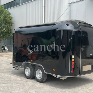 Remolque de Comida Móvil Comercial Estándar del Reino Unido con Cocina, Carrito de Comida Rápida para la Calle - Product Image 3