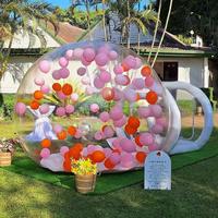 Dôme gonflable transparent pour fêtes de famille et mariages, équipement de jeu extérieur pour enfants, modèle Topsource 2603181