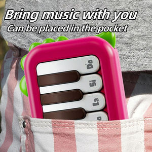 Instrumento Musical Multifuncional, Mini Piano de 8 Teclas para Niños, Piano de Dibujos Animados con Luces, Juguetes de Aprendizaje Musical - Product Image 4