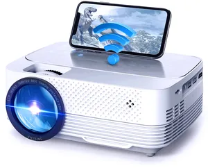 Ehomm P6 2023 Goede Verkoop Android 8.0 Systeem Hoge Helderheid 4000 Lumen Led Projector Voor Thuisbioscoop Projector