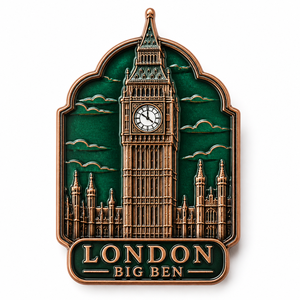 Set di Magneti per Frigorifero 3D in Metallo, Souvenir di New York, Parigi, Londra, Roma, Sydney, Taj Mahal, Adesivi Magnetici - Product Image 5
