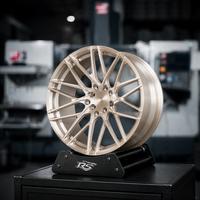 Jantes monobloc à rayons multiples RS Custom 20 21 pouces 5x115 forgées pour Dodge Charger Challenger Hellcat Widebody Scat Pack