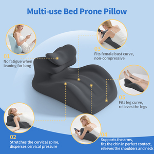 Reading <strong>Pillow</strong> <strong>for</strong> <strong>Bed</strong>, Lying and Prone, Ergonomic Memory Foam <strong>Bed</strong> Wedge <strong>Pillow</strong> <strong>for</strong> Headboard, Back Support <strong>Pillows</strong> on Bedrest - Product Image 4
