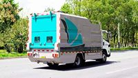 Camion balayeuse routière JMC pour aéroports et zones minières - Machine de nettoyage en profondeur des rues