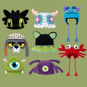 Gorro de Punto Unisex, Cálido, Divertido <span class=keywords><strong>y</strong></span> Original para Otoño e Invierno, con Protección para las Orejas, Diseño de Pokémon <span class=keywords><strong>y</strong></span> <span class=keywords><strong>Dragon</strong></span> <span class=keywords><strong>Ball</strong></span> - Product Image 2