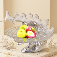 Luxe Bureau Festival Paard Fruit Bord Sculptuur Huis Interieur Accessoires Woondecoratie