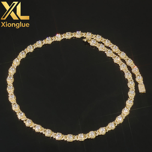 Cadena Cubana de Perlas de 7.5mm Estilo Europeo Americano para Hombre, Collar de Lujo Ligero Personalizable, Accesorio de Joyería Transfronterizo - Product Image 2