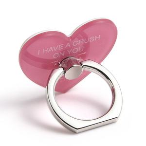 Soporte de Anillo para Teléfono Móvil con Logotipo Personalizado, Soporte de Anillo para Teléfono Celular de Acrílico en Forma de Corazón, Económico - Product Image 5
