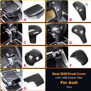 Cubierta Decorativa para Palanca de Cambios, Accesorios para Automóviles <span class=keywords><strong>AUDI</strong></span> A4 B8 B9 A5 A6 C5 C6 C7 A7 A8 S3 Q3 <span class=keywords><strong>Q5</strong></span> <span class=keywords><strong>Sportback</strong></span> FY Q7 4M Q8 A3 8V V8 8P - Product Image 4