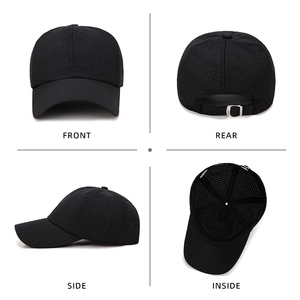 Bán Buôn Tùy Chỉnh Mũ Mỏng Mùa Hè Quần Vợt Thời Trang Ngoài Trời Giải Trí Thoáng Khí Nhanh Chóng Khô Mũ Bóng Chày - Product Image 3