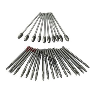 Tùy Chỉnh Đôi Cắt Carborundum Quay Burr Hình Dạng Cây Bán Kính End Nha Khoa Phòng Thí Nghiệm Công Cụ Tungsten <span class=keywords><strong>Carbide</strong></span> Mũi Khoan Cho Khoan - Product Image 2