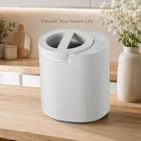Machine à Compostage Alimentaire Domestique Intelligente et Continue de 4 Heures |   Convertisseur rapide d'engrais à partir de déchets de cuisine, moteur DC, commande tactile
