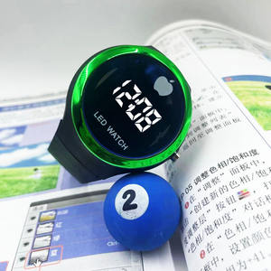 Reloj Deportivo Circular Digital LED Electrónico para Niños y Niñas, Modelo 2024 Factory Glow, Versátil y Moderno - Product Image 4