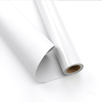 Rouleau de vinyle auto-adhésif PVC brillant flexible et résistant aux déchirures pour camions, bus, bateaux, fenêtres marines, résistant aux UV, épaisseur 0,2 mm