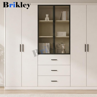 Armoire de rangement Brikley en panneau MDF de 16 mm d'épaisseur avec serrure à clé pour utilisation dans les centres sportifs