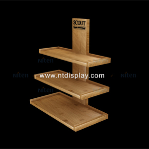 Tre Gỗ Hiển Thị Đứng Truy Cập Đầu Nhỏ Bằng Gỗ Hiển Thị Kệ Để Bán Nail Polish Stands - Product Image 6