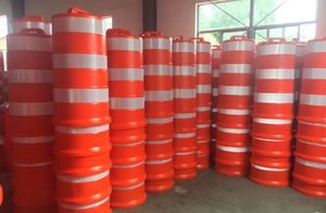 Barrera de Seguridad para Tráfico y Estacionamiento, Barril de Seguridad para la Construcción de Carreteras, Barril de HDPE, Venta al Por Mayor de Fábrica - Product Image 2