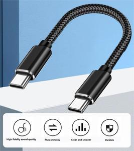 Tarjeta de sonido <span class=keywords><strong>Usb</strong></span> <span class=keywords><strong>Otg</strong></span> <span class=keywords><strong>Tipo</strong></span> C <span class=keywords><strong>Cable</strong></span> de datos y audio Micrófono <span class=keywords><strong>Cable</strong></span> en vivo c a c <span class=keywords><strong>Tipo</strong></span> 50cm <span class=keywords><strong>Cable</strong></span> <span class=keywords><strong>Otg</strong></span> 1m - Product Image 2
