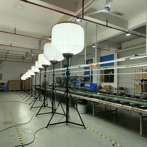Telescopic 500w IP54 Omni Illumination Led <b>Balloon</b> Light Tower Diesel Generator Type For Construction Big Event Illumination - Product Image 5
