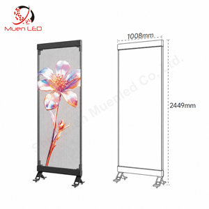 Pantalla LED Holográfica P3.91 para Publicidad en Interiores, Brillo de 3000cd para Centros Comerciales - Product Image 1