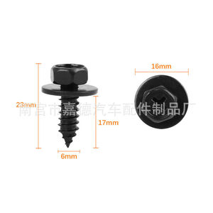 Tornillos autorroscantes de cabeza hexagonal, métricos, con punta Phillips, rosca derecha, para metal 90159-60498 - Product Image 2