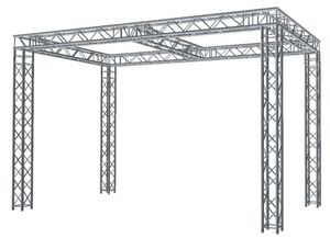 Nhôm giàn quây đứng 10ft giàn hệ thống gói 6-20 ft. Điều chỉnh chiều cao mặt đất hỗ trợ - Product Image 5