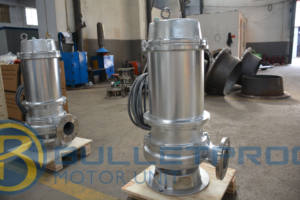 Bomba de Aguas Residuales de Alta Presión a Prueba de Explosiones con Motor IE3, Baja Presión 380V/440V, Flujo de 100-600 M/h, Materiales de Hierro Fundido/SS304 - Product Image 3